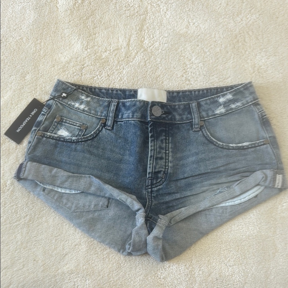 OneTeaspoon Denim Blue Women's Shorts